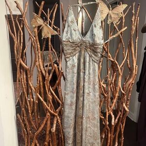 Y2K RIMINI SILK BEADED GOWN